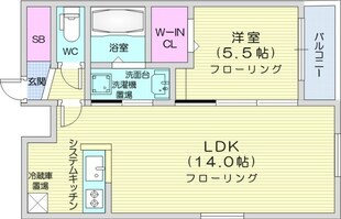 幌平橋駅 徒歩5分 3階の物件間取画像